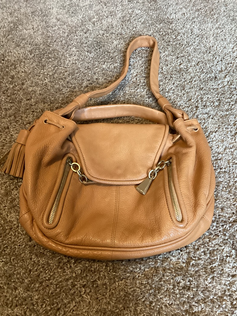 See By Chlo Pebbled Leather Shoulder Bag In Tan